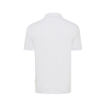 Polo de piqué regular fit de algodón eco 220 g/m2 Iqoniq Yosemite color blanco segunda vista
