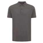 Polo de piqué regular fit de algodón eco 220 g/m2 Iqoniq Yosemite color plateado mate