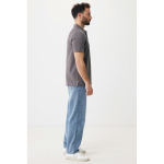 Polo de piqué regular fit de algodón eco 220 g/m2 Iqoniq Yosemite color plateado mate