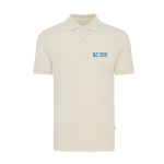Polo de piqué regular fit de algodón eco 220 g/m2 Iqoniq Yosemite color champagne vista de impresión
