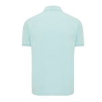 Polo de piqué regular fit de algodón eco 220 g/m2 Iqoniq Yosemite color verde menta segunda vista