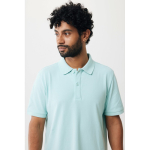 Polo de piqué regular fit de algodón eco 220 g/m2 Iqoniq Yosemite color verde menta