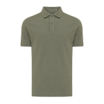 Polo de piqué regular fit de algodón eco 220 g/m2 Iqoniq Yosemite color verde militar