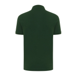 Polo de piqué regular fit de algodón eco 220 g/m2 Iqoniq Yosemite color verde oscuro segunda vista
