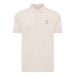 Polo de piqué regular fit de algodón eco 220 g/m2 Iqoniq Yosemite color rosa claro vista con logo