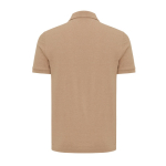 Polo de piqué regular fit de algodón eco 220 g/m2 Iqoniq Yosemite color marrón claro segunda vista