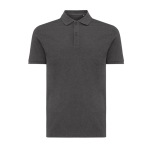 Polo de piqué regular fit de algodón eco 220 g/m2 Iqoniq Yosemite color gris topo