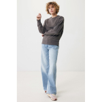 Sudadera oversize de algodón eco 340 g/m2 Iqoniq color plateado mate