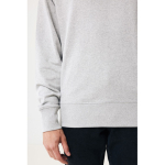 Sudadera oversize de algodón eco 340 g/m2 Iqoniq color gris claro