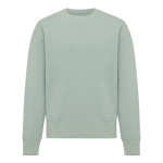 Sudadera oversize de algodón eco 340 g/m2 Iqoniq color verde oliva
