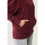 Sudadera de algodón eco regular fit 340 g/m2 Iqoniq color burdeos