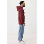 Sudadera de algodón eco regular fit 340 g/m2 Iqoniq color burdeos