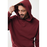 Sudadera de algodón eco regular fit 340 g/m2 Iqoniq color burdeos