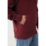 Sudadera de algodón eco regular fit 340 g/m2 Iqoniq color burdeos