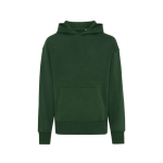 Sudadera de algodón eco regular fit 340 g/m2 Iqoniq color verde oscuro