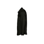 Camisa de algodón y elastano para hombre 140 g/m2 SOL'S Brighton color negro vista lateral