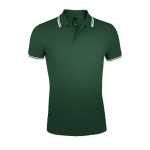 Polo bicolor de algodón para hombre 200 g/m2 SOL'S Pasadena sexta vista