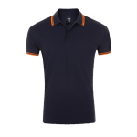 Polo bicolor de algodón para hombre 200 g/m2 SOL'S Pasadena vista fotografía