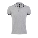 Polo bicolor de algodón para hombre 200 g/m2 SOL'S Pasadena septima vista