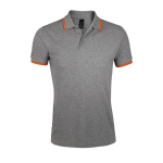 Polo bicolor de algodón para hombre 200 g/m2 SOL'S Pasadena