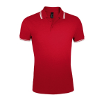 Polo bicolor de algodón para hombre 200 g/m2 SOL'S Pasadena sexta vista