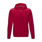 Sudadera algodón orgánico GOTS para hombre 280 g/m2 Elevate NXT color rojo segunda vista frontal