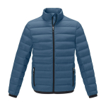 Chaqueta de plumón para hombre en poliéster 164 g/m2 Elevate Life color azul cian segunda vista frontal