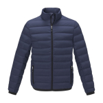 Chaqueta de plumón para hombre en poliéster 164 g/m2 Elevate Life color azul marino segunda vista frontal