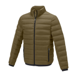 Chaqueta de plumón para hombre en poliéster 164 g/m2 Elevate Life color verde oliva