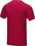 Camiseta promocional hombre algodón orgánico 160 g/m2 Elevate NXT color rojo tercera vista trasera