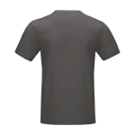Camiseta promocional hombre algodón orgánico 160 g/m2 Elevate NXT color gris oscuro segunda vista trasera