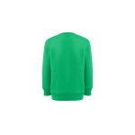 Sudadera en algodón y poliéster reciclado 300 g/m2 THC DELTA KIDS color verde segunda vista