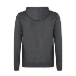 Sudadera de poliéster y algodón unisex 175 g/m2 MKT Landon color negro tecera vista