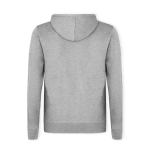 Sudadera de poliéster y algodón unisex 175 g/m2 MKT Landon color gris tecera vista