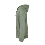 Sudadera de poliéster y algodón unisex 175 g/m2 MKT Landon color verde segunda vista