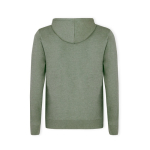 Sudadera de poliéster y algodón unisex 175 g/m2 MKT Landon color verde tecera vista