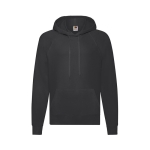 Sudadera de algodón y poliéster para niños 240 g/m2 Fruit Of The Loom color negro primera vista