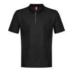 Polo técnico hombre de poliéster reciclado 180 g/m2 THC DYNAMIC color negro