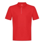 Polo técnico hombre de poliéster reciclado 180 g/m2 THC DYNAMIC color rojo