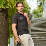 Polo técnico hombre de poliéster reciclado 180 g/m2 THC DYNAMIC varios colores