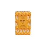 Jabón vegetal con aceite de coco fabricado en Portugal 75g color amarillo oscuro