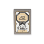 Jabón vegetal para todo tipo de piel hecho en Portugal 90g color gris