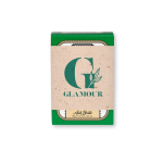 Jabón vegetal para todo tipo de piel hecho en Portugal 90g color verde imagen con logo