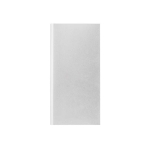 Powerbank de aluminio con panel solar y linterna 8.000 mAh color plateado mate segunda vista