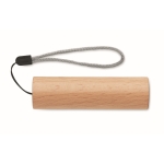 Linterna de mano recargable de madera con 3 ajustes de luz 5W color madera quinta vista