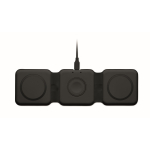 Base de carga inalámbrica plegable de ABS con 3 puntos de carga 15W sexta vista
