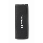 Set de 3 herramientas de jardinería en bolsa de fieltro RPET color negro vista principal segunda vista