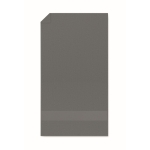 Toalla suave y absorbente de 100% algodón orgánico 360 g/m2 50x30 color gris segunda vista