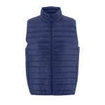 Chaleco de plumón hombre con bolsillos laterales SOL'S Stream 280 g/m2 color azul vaquero