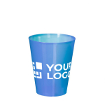 Vaso reutilizable en varios colores con acabado translucido 500ml vista principal